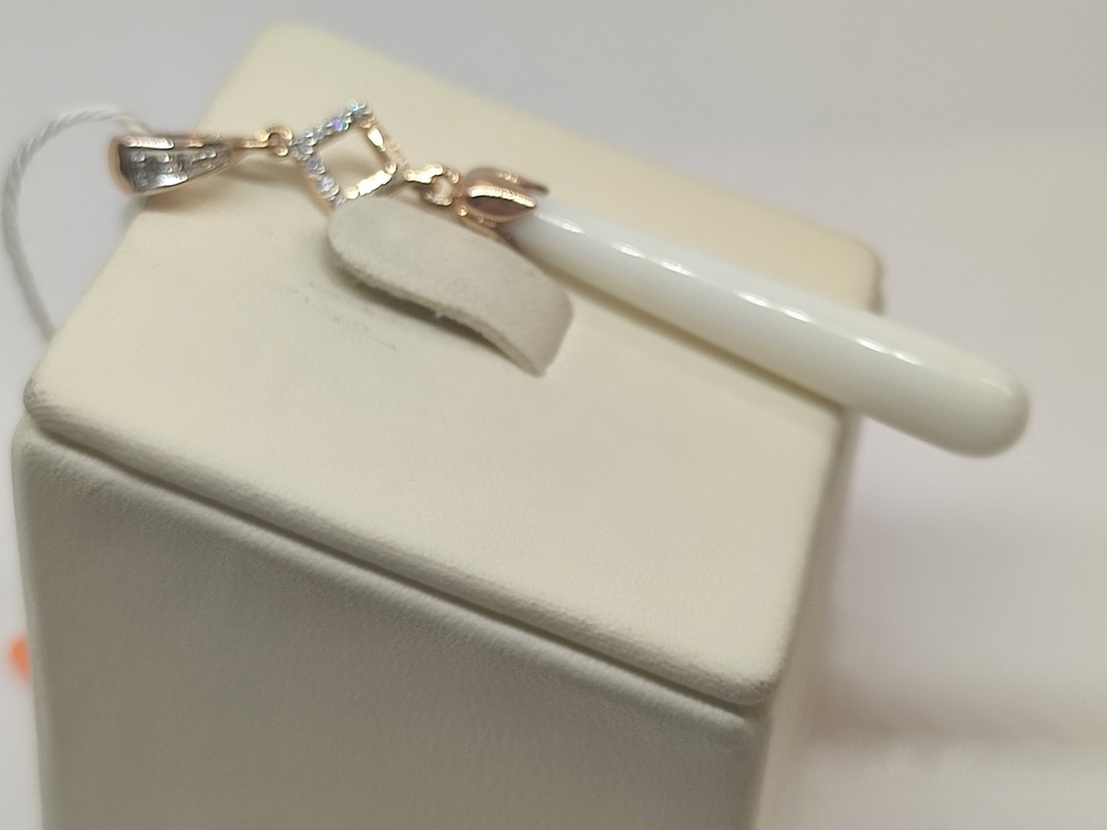 ПОДКМИ585 ПОДВЕСКА С КАМНЯМИ (Au 585)