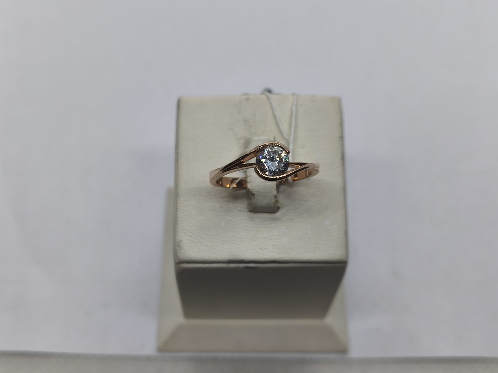 КОЛЬЦО С КАМНЕМ (Au 585)