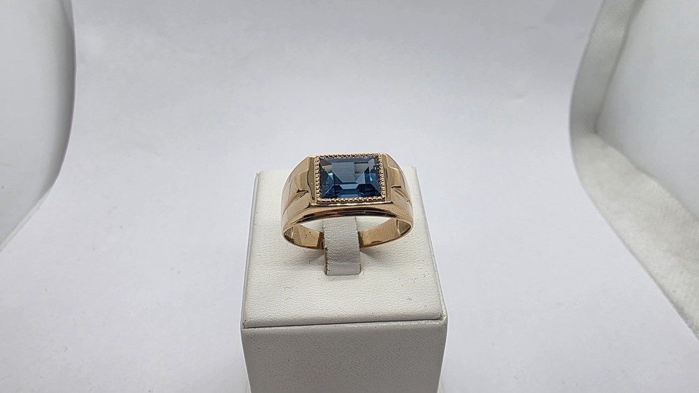 ПЕЧАТКА С КАМНЕМ (Au 585)