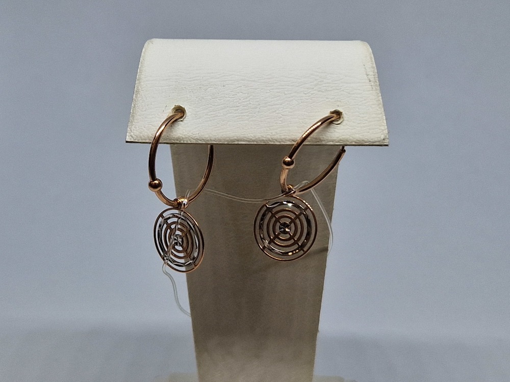 СЕРЬГИ БЕЗ КАМНЯ (Au 585)