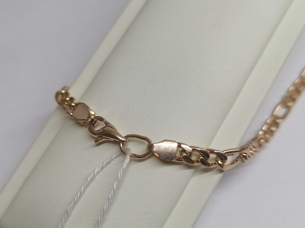 ЦЛФК585 ЦЕПЬ ПОЛНОВЕСНАЯ Фигаро(картье) (Au 585)
