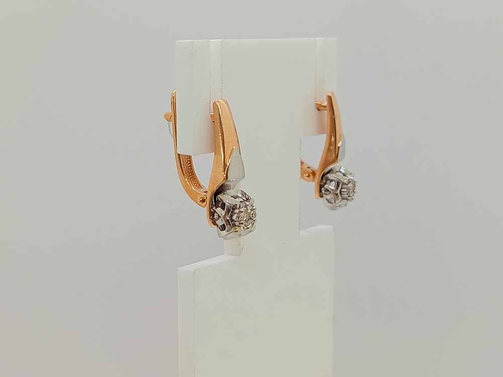 СЕРЬГИ БРИЛЛИАНТ (Au 585)