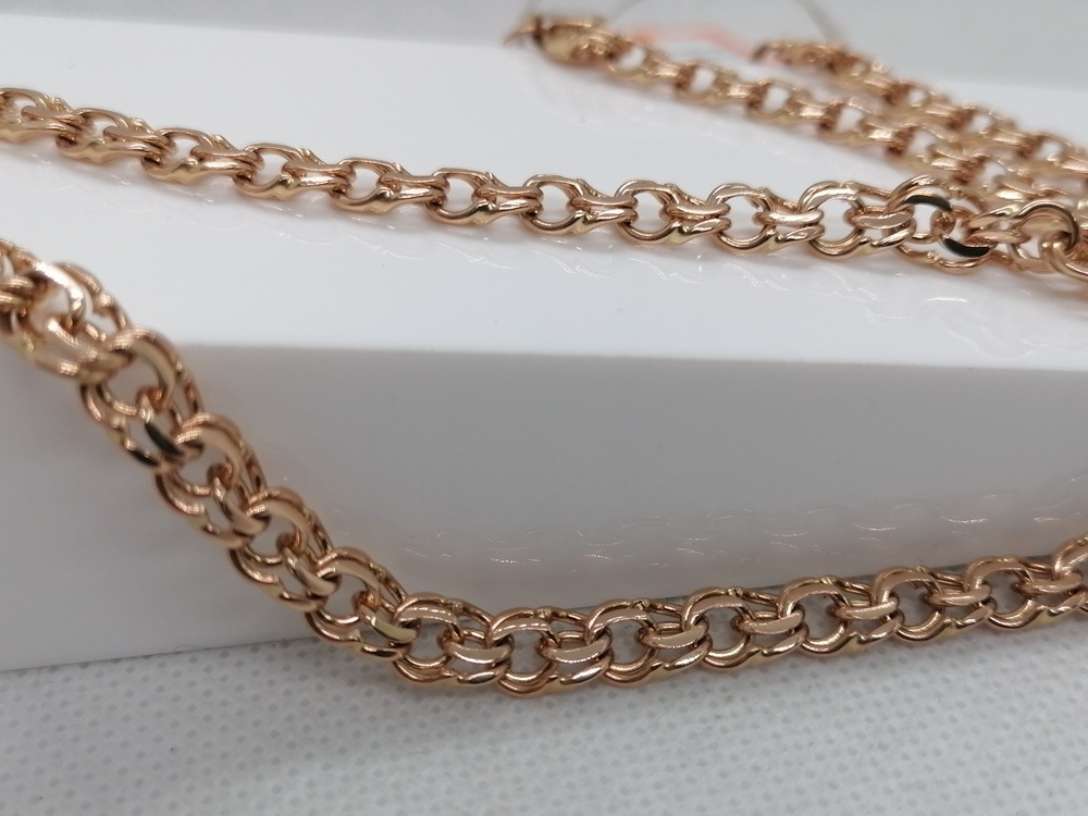 ЦЛБС585 ЦЕПЬ ПОЛНОВЕСНАЯ Бисмарк (Au 585) ЦЛБС585 ЦЕПЬ ПОЛНОВЕСНАЯ Бисмарк (Au 585)