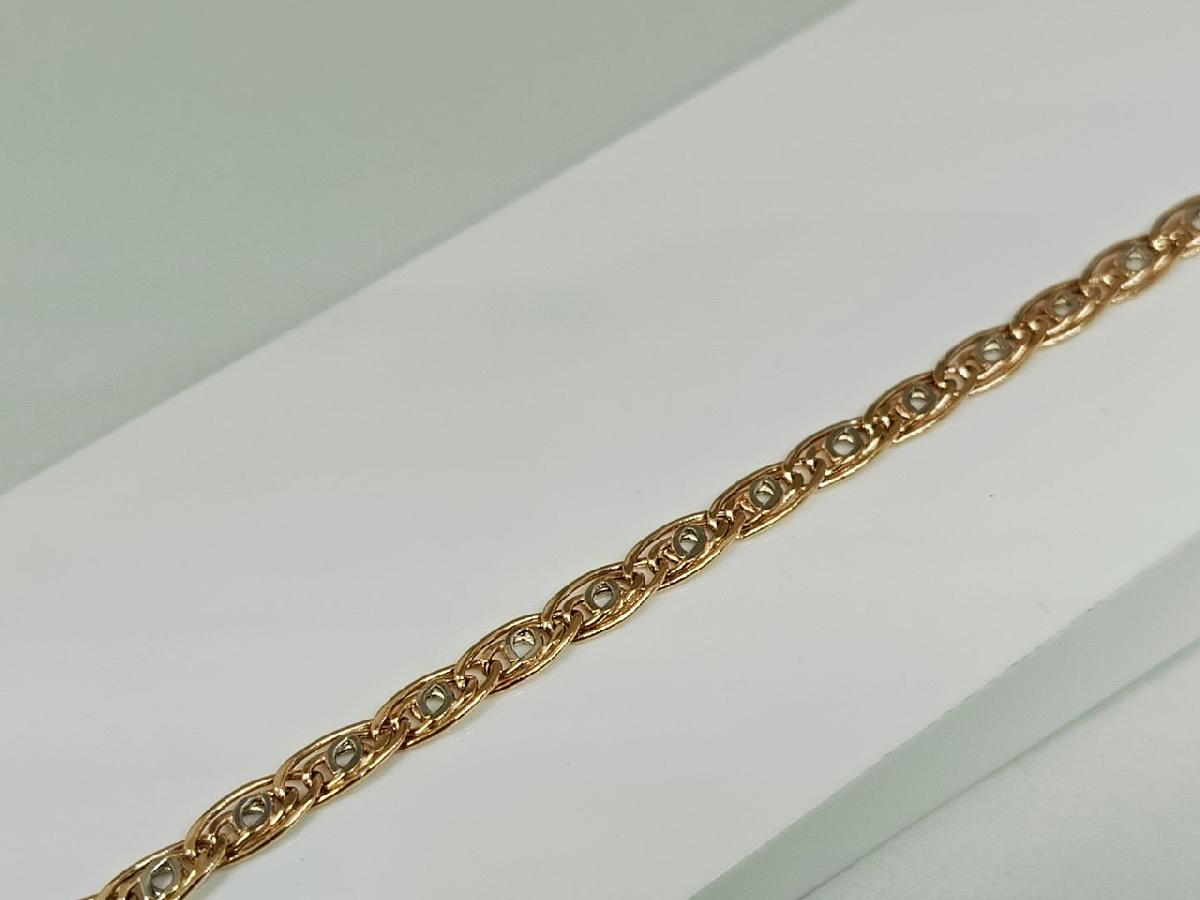 БРАСЛЕТ ПУСТОТЕЛЫЙ Фантазия Au 585