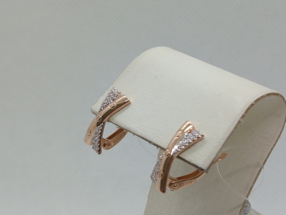 СЕРЬГИ С КАМНЯМИ (Au 585)