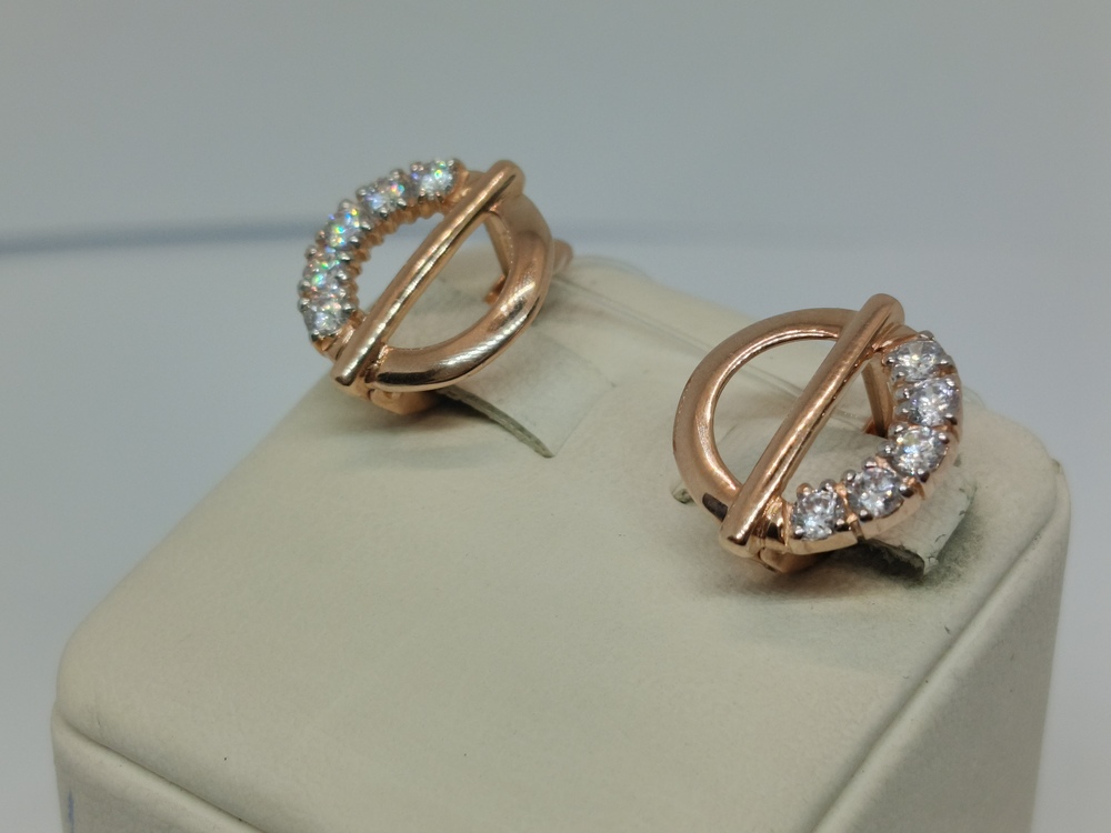 СЕРЬГИ С КАМНЯМИ (Au 585) СЕРЬГИ С КАМНЯМИ (Au 585)