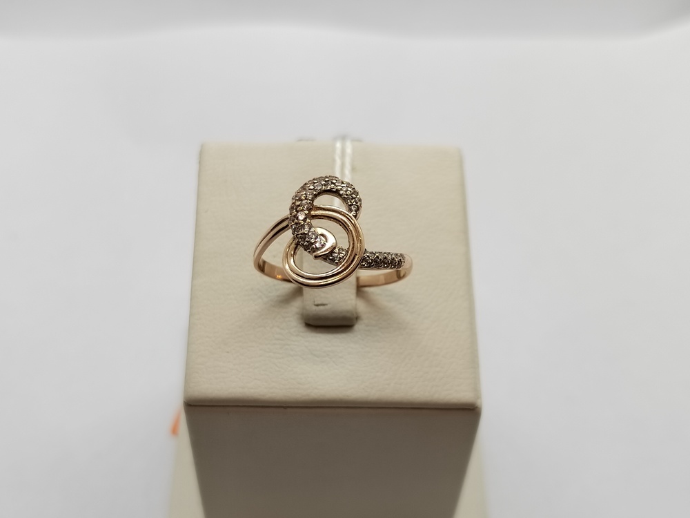 КОЛКМИ585 КОЛЬЦО С КАМНЯМИ (Au 585)