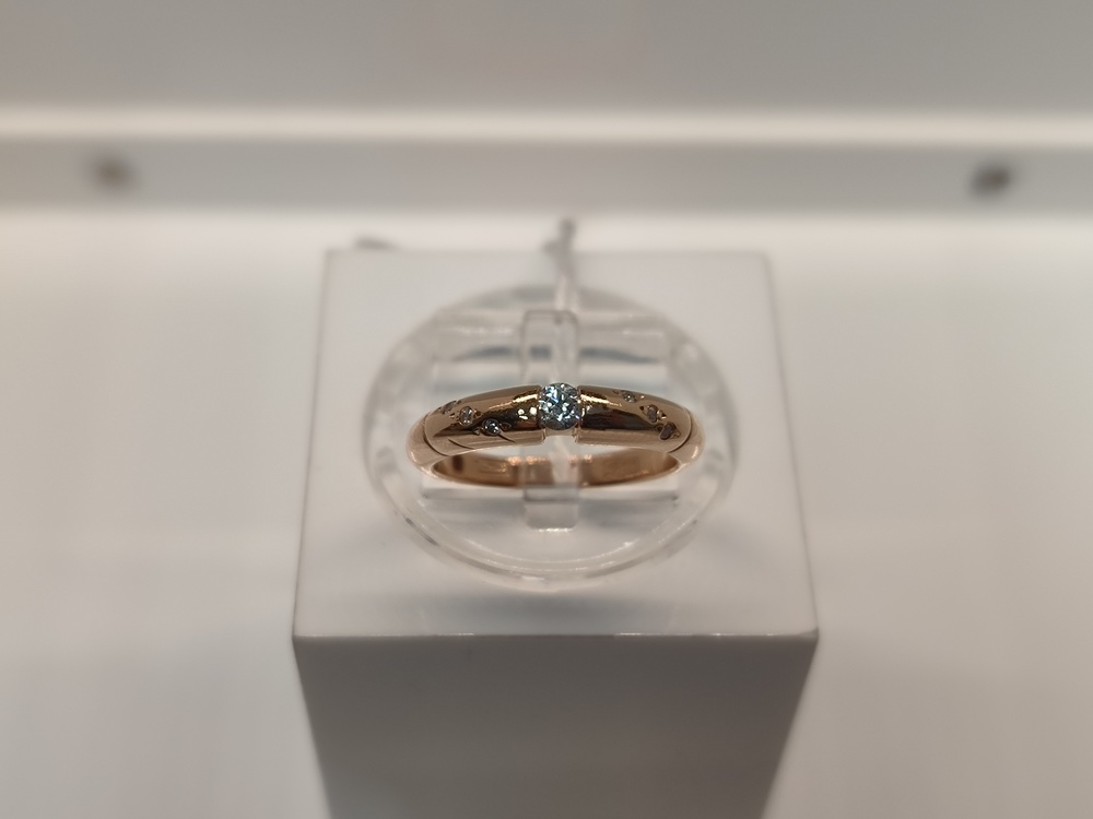 КОЛКМИ585 КОЛЬЦО С КАМНЯМИ (Au 585)