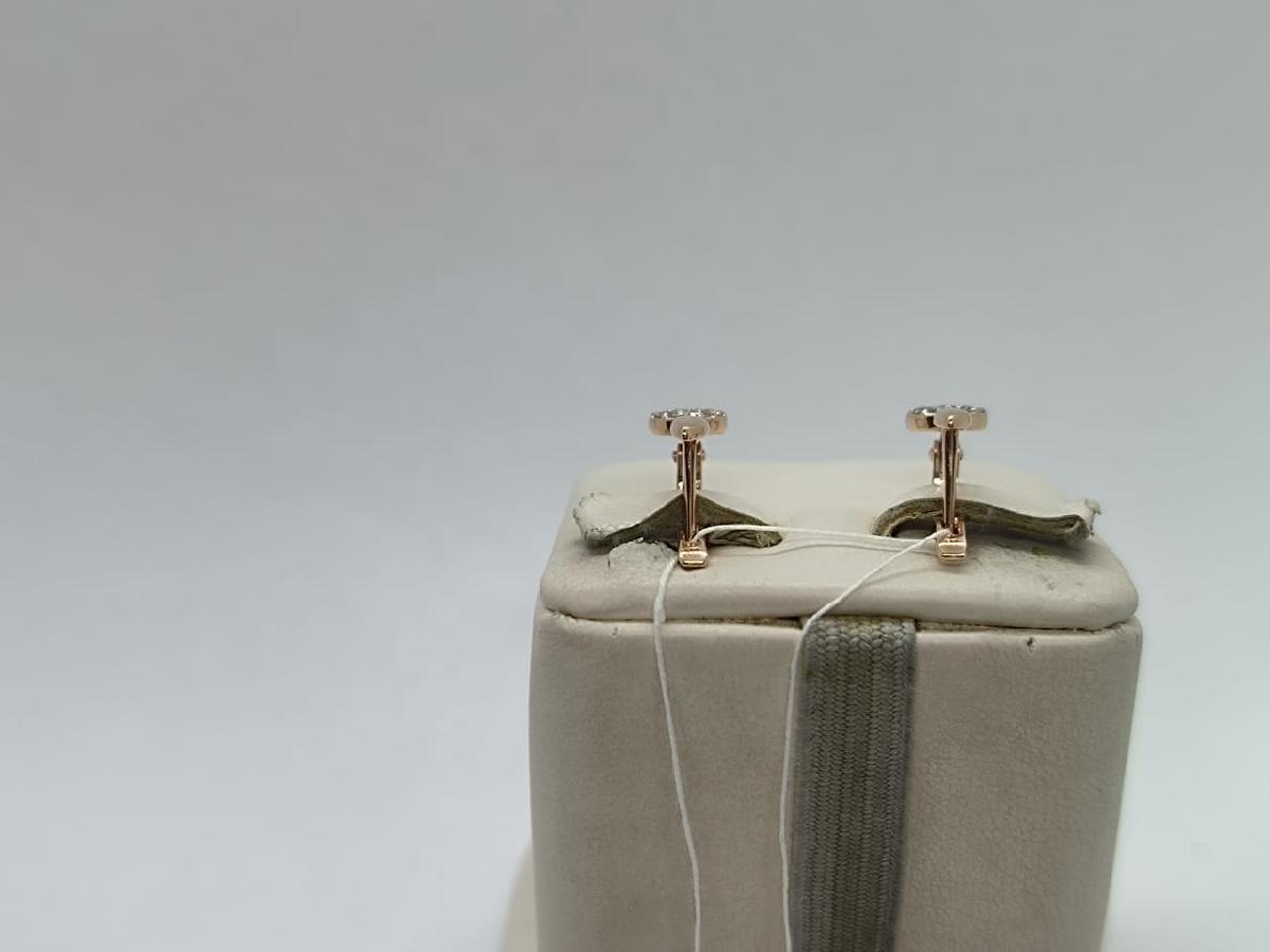 СКМИ585 СЕРЬГИ С КАМНЯМИ (Au 585)