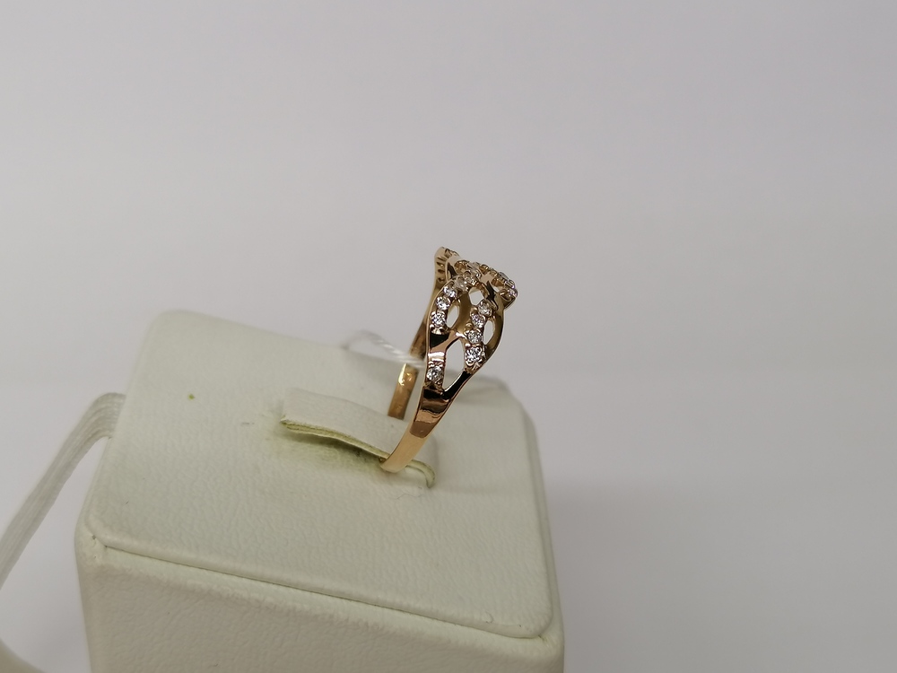 КОЛКМИ585 КОЛЬЦО С КАМНЯМИ (Au 585)