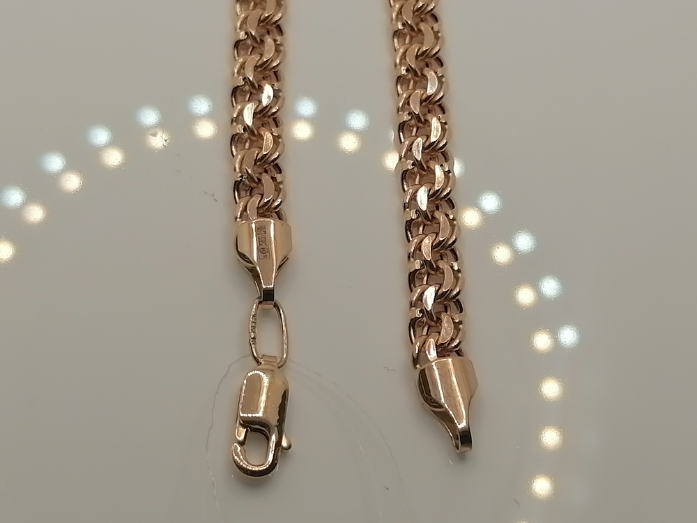 10090380121 БРАСЛЕТ ПУСТОТЕЛЫЙ Бисмарк (Au 585)