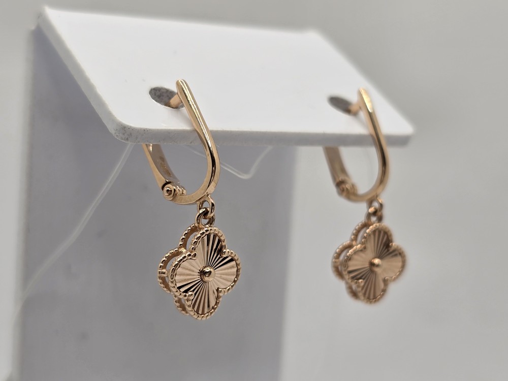 СЕРЬГИ БЕЗ КАМНЯ (Au 585)