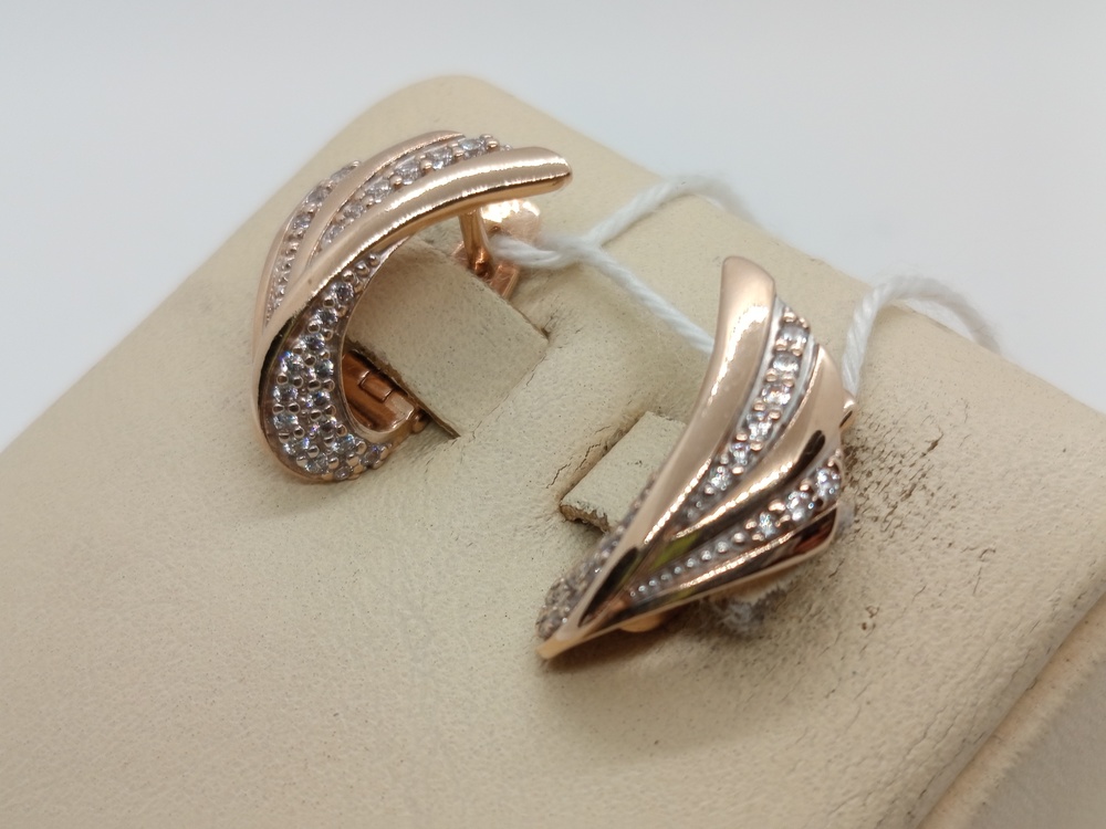 СЕРЬГИ С КАМНЯМИ (Au 585)