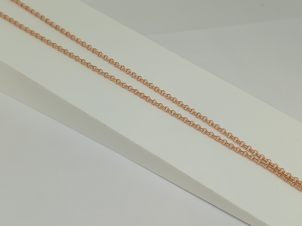 8080280П-55 ЦЕПЬ ПУСТОТЕЛАЯ Шопард(бельцер) (Au 585)