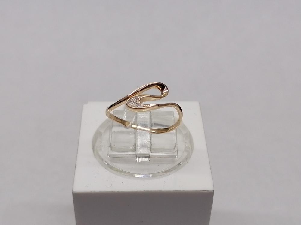 КОЛКМИ585 КОЛЬЦО С КАМНЯМИ (Au 585)