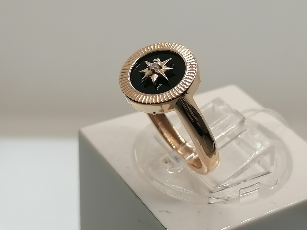 КОЛЬЦО С КАМНЕМ (Au 585)