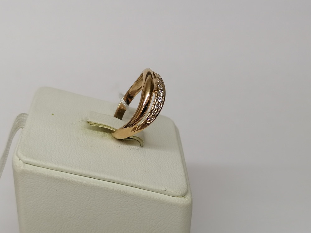 КОЛКМИ585 КОЛЬЦО С КАМНЯМИ (Au 585)