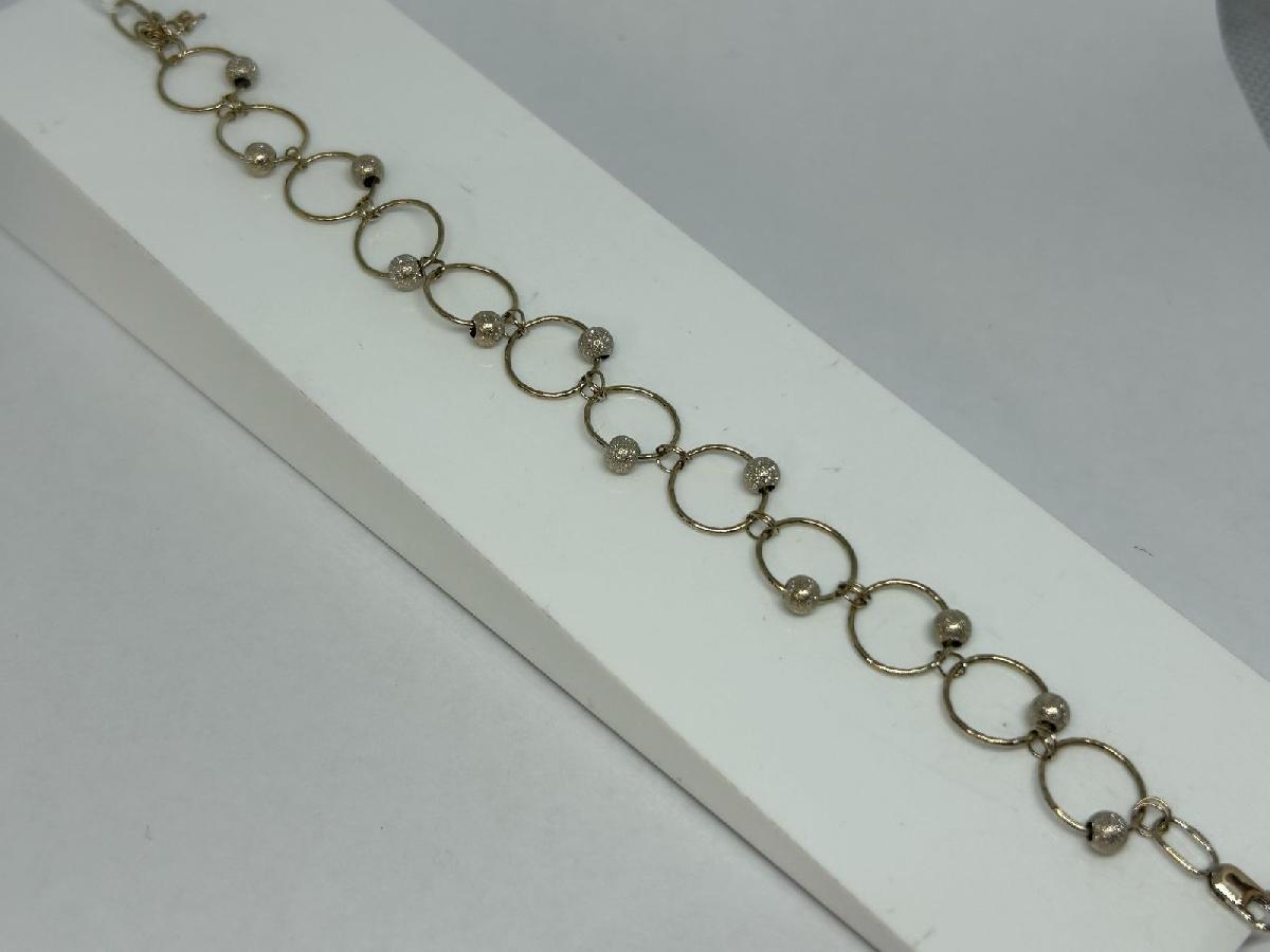 БРАСЛЕТ ПОЛНОВЕСНЫЙ Фантазия Au 585 БРАСЛЕТ ПОЛНОВЕСНЫЙ Фантазия Au 585