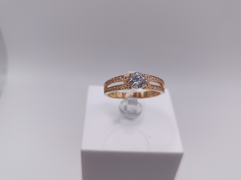 КОЛКМИ585 КОЛЬЦО С КАМНЯМИ (Au 585)