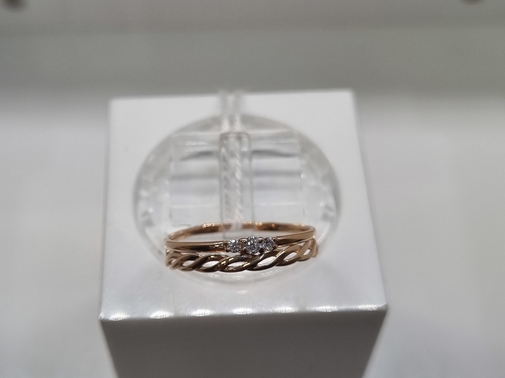 КОЛКМИ585 КОЛЬЦО С КАМНЯМИ (Au 585)