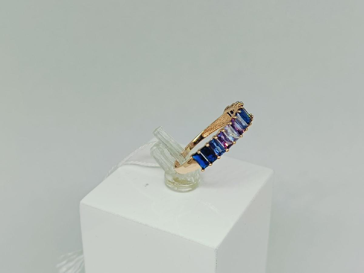 КОЛКМИ585 КОЛЬЦО С КАМНЯМИ (Au 585)