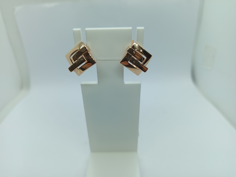 СЕРЬГИ БЕЗ КАМНЯ (Au 585)