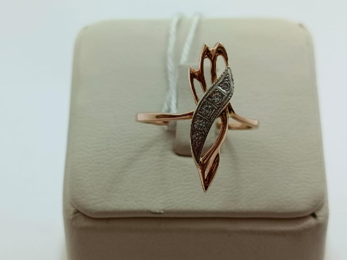 КОЛКМИ585 КОЛЬЦО С КАМНЯМИ (Au 585)