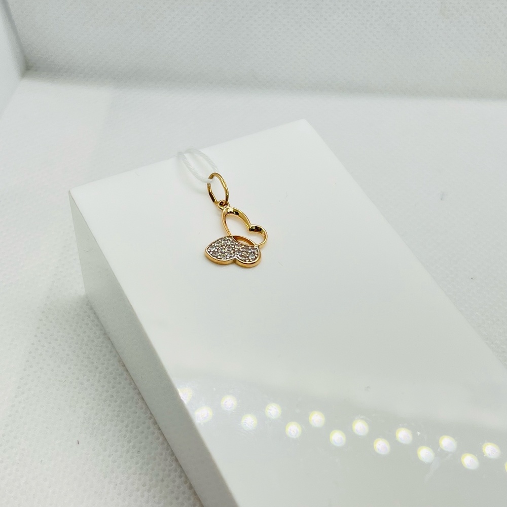 ПОДКМИ585 ПОДВЕСКА С КАМНЯМИ (Au 585)