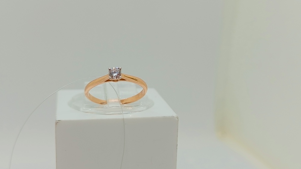 КОЛЬЦО С КАМНЕМ (Au 585)