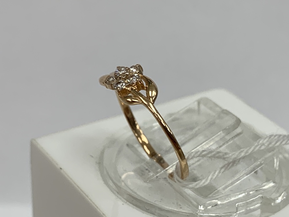 КОЛКМИ585 КОЛЬЦО С КАМНЯМИ (Au 585)