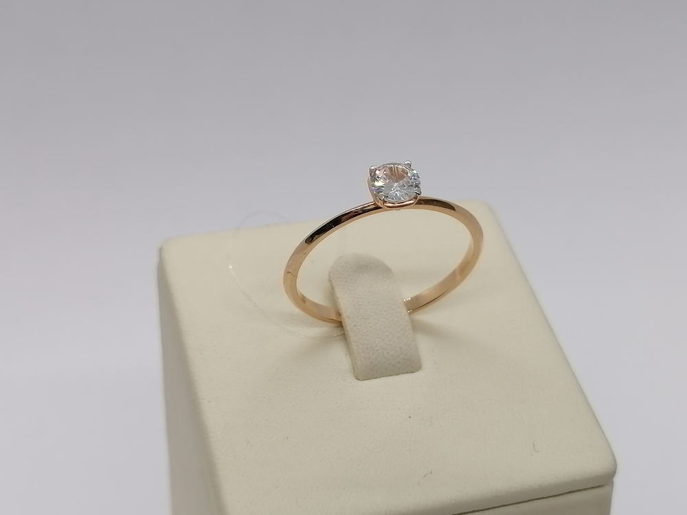 КОЛЬЦО С КАМНЕМ (Au 585)