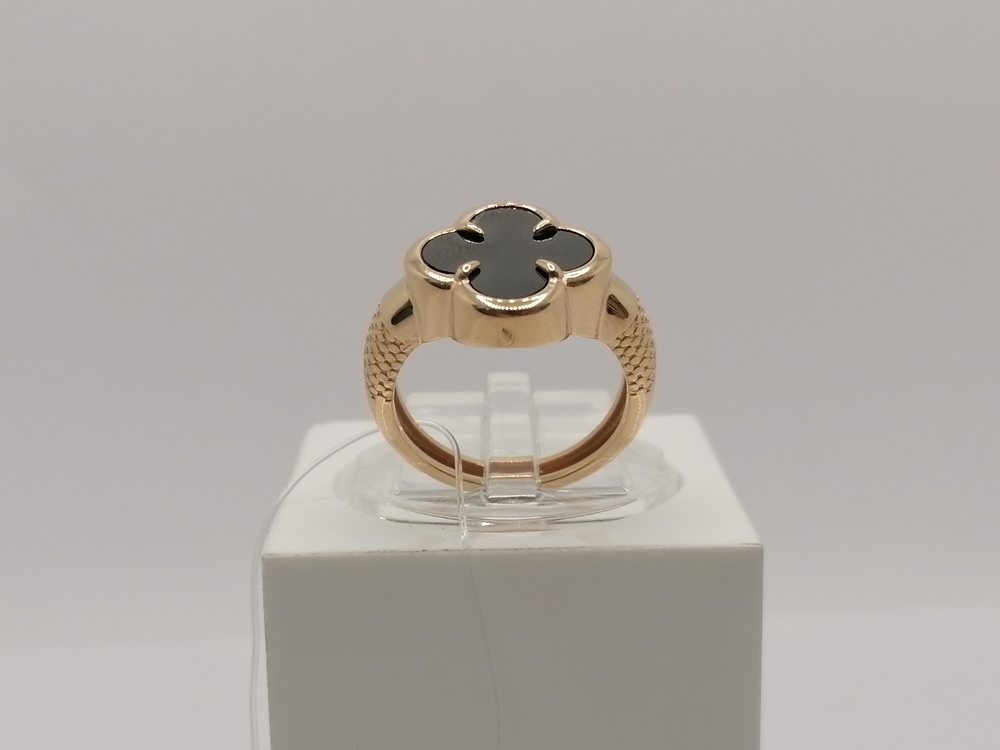 110111 КОЛЬЦО С КАМНЕМ (Au 585)