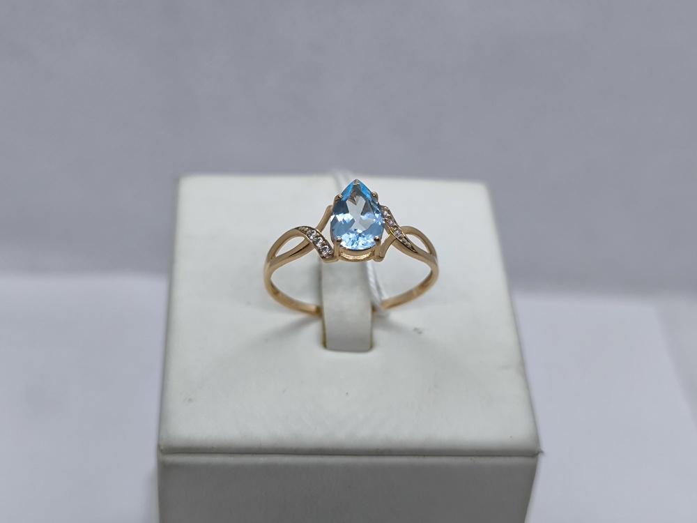 КОЛКМИ585 КОЛЬЦО С КАМНЯМИ (Au 585)