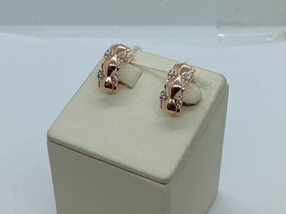 СЕРЬГИ С КАМНЯМИ (Au 585)