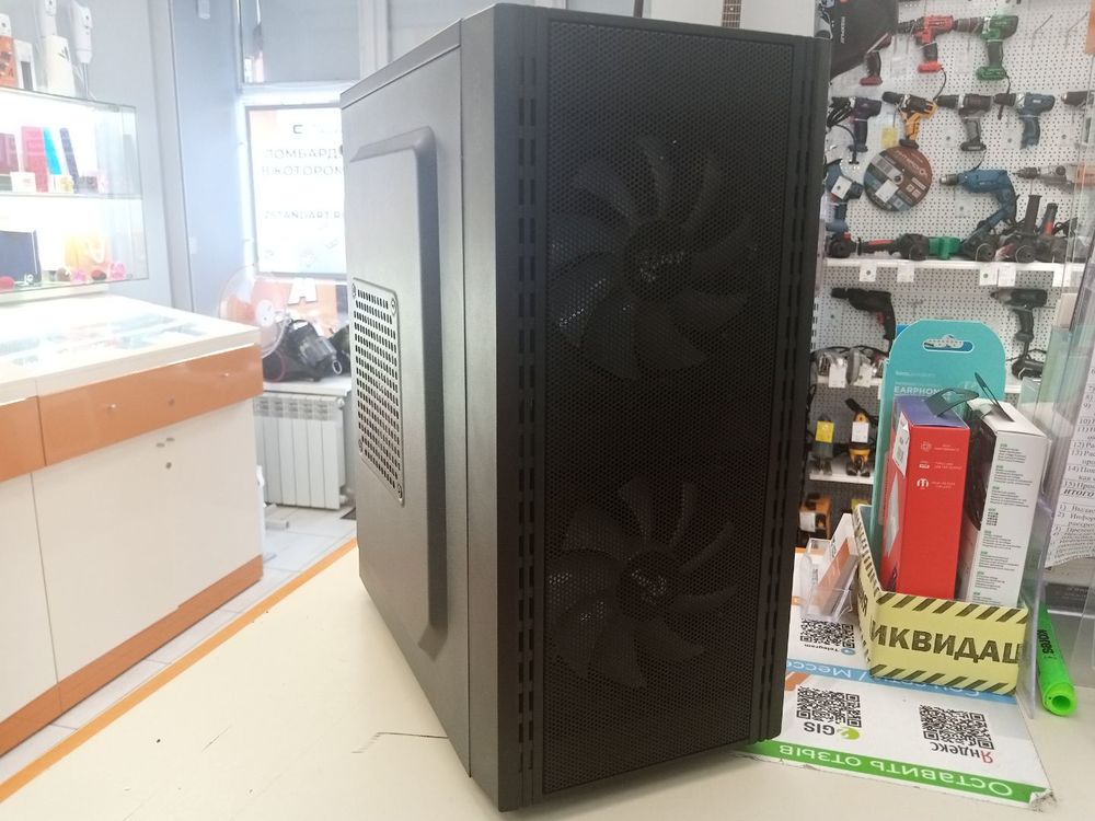 Системный блок Ginzzu; Ryzen 5 1600, Radeon RX 470, 16 Гб, 480 Гб, Нет