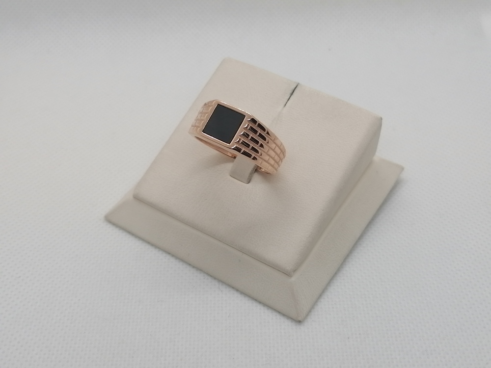 08-540178 КОЛЬЦО ПЕЧАТКА оникс (Au 585)