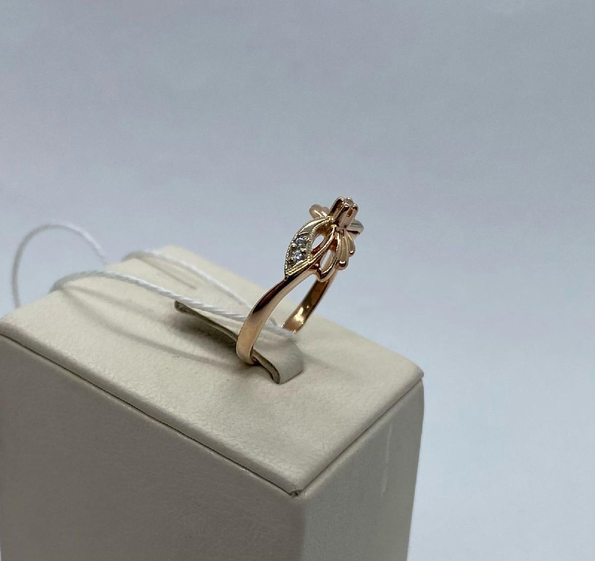 КОЛКМИ585 КОЛЬЦО С КАМНЯМИ (Au 585)