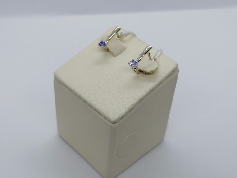 СЕРЬГИ С КАМНЕМ (Au 585)