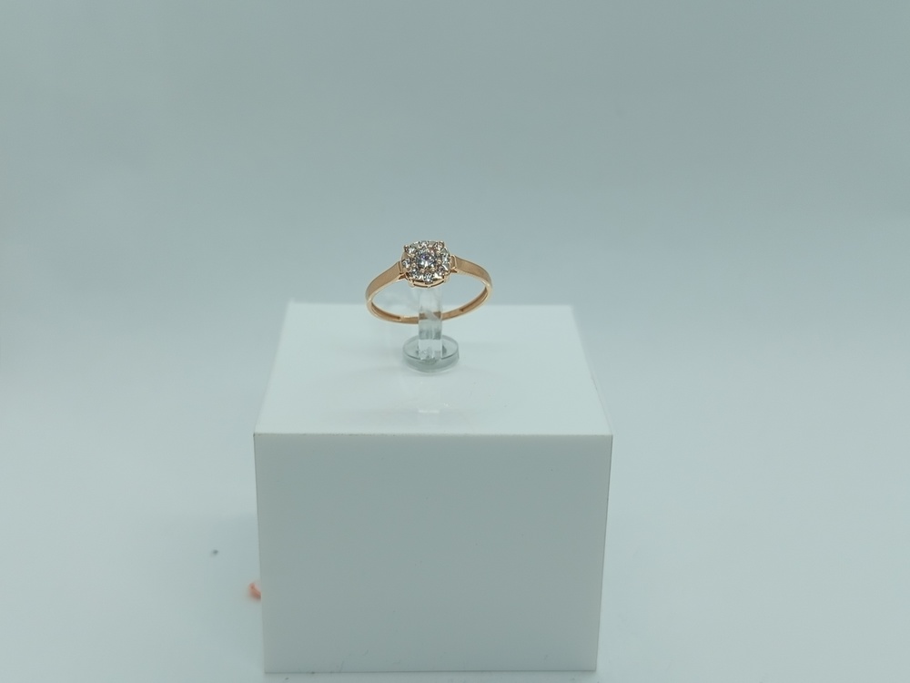 КОЛЬЦО С КАМНЯМИ (Au 585)