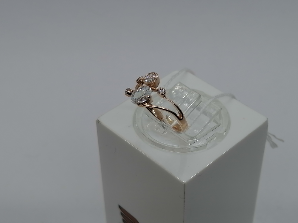 КОЛКМИ585 КОЛЬЦО С КАМНЯМИ (Au 585)
