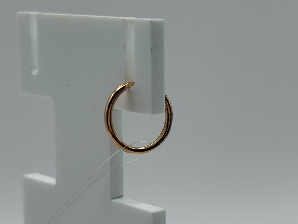 СЕРЬГИ серьга без камня (Au 585)