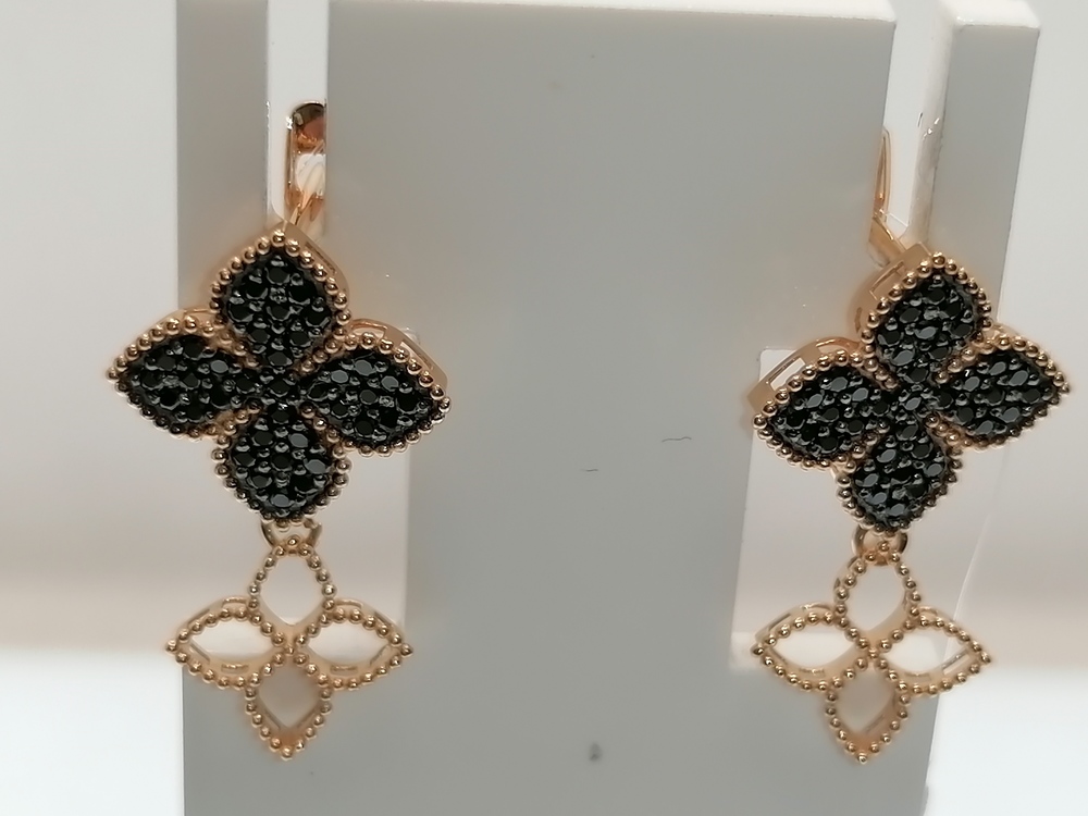 СЕРЬГИ С КАМНЯМИ (Au 585)