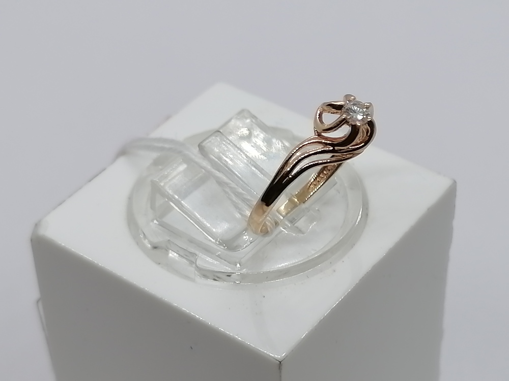 КОЛЬЦО БРИЛЛИАНТ Au 585