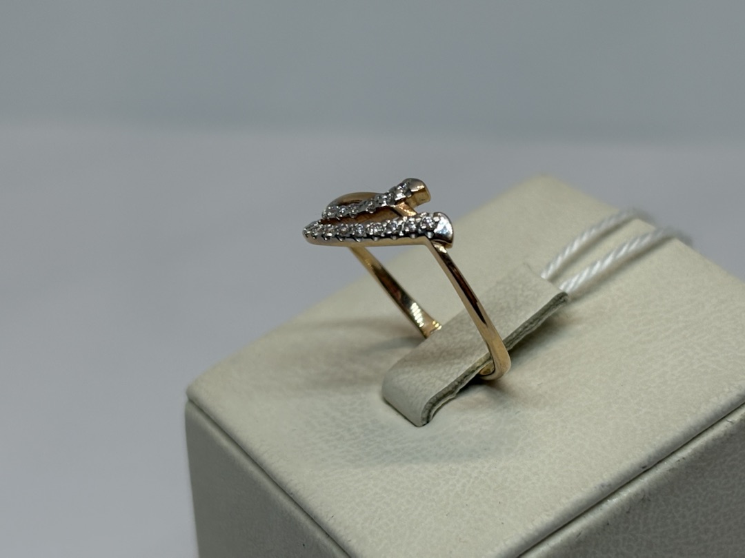 КОЛКМИ585 КОЛЬЦО С КАМНЯМИ (Au 585)