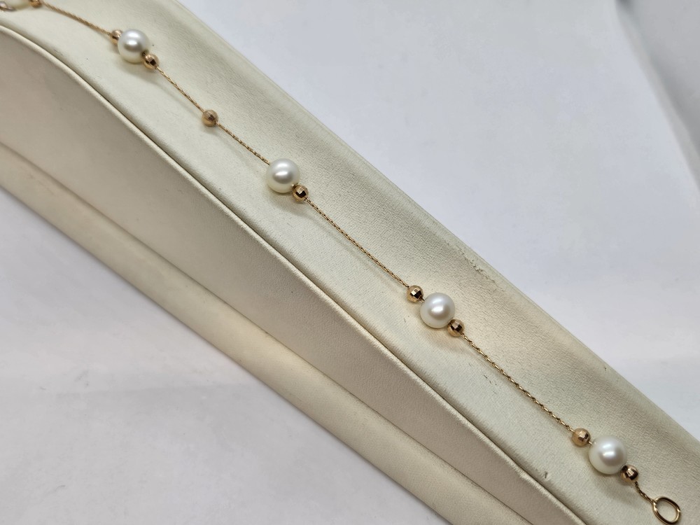 БРАСЛЕТ С КАМНЯМИ (Au 585)