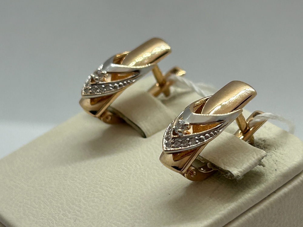 СКМИ585 СЕРЬГИ С КАМНЯМИ (Au 585) СКМИ585 СЕРЬГИ С КАМНЯМИ (Au 585)