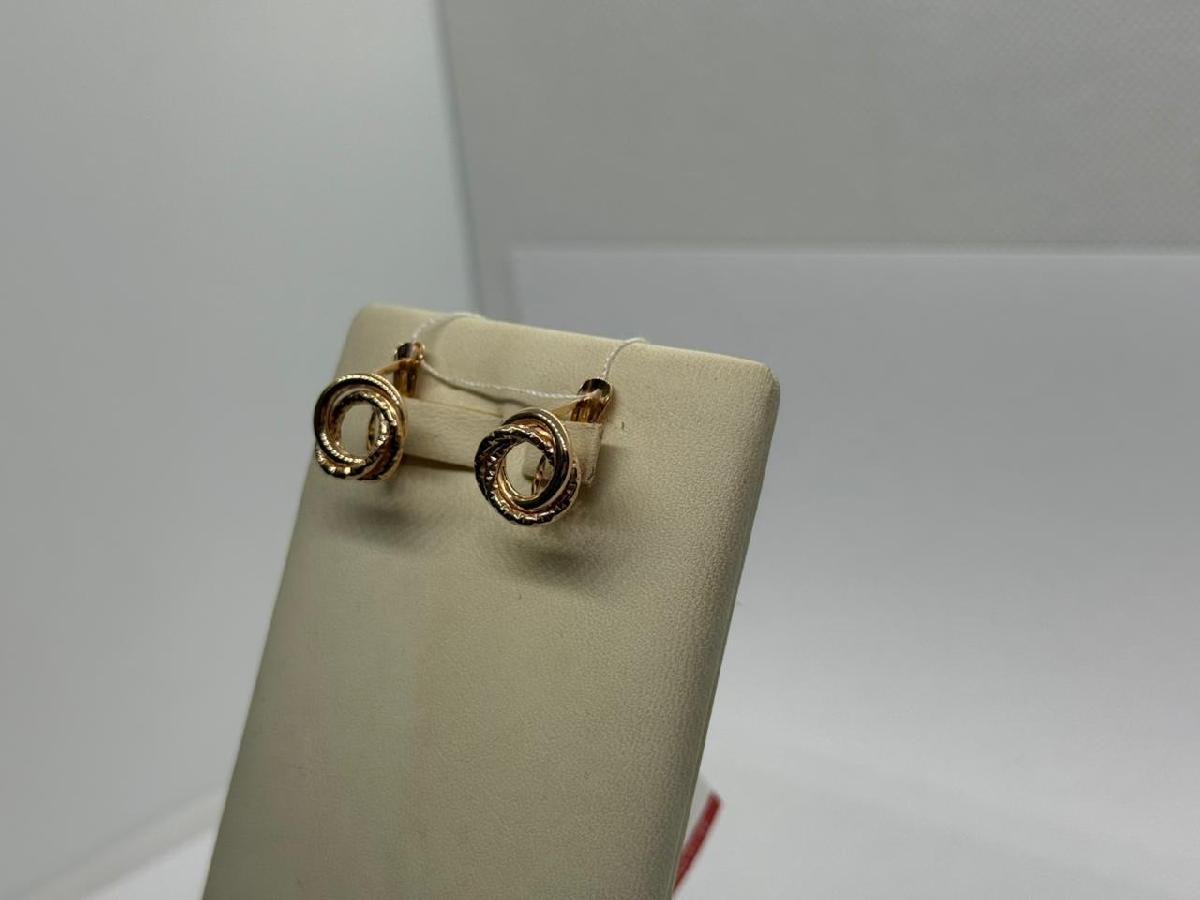 СЕРЬГИ БЕЗ КАМНЯ (Au 585)