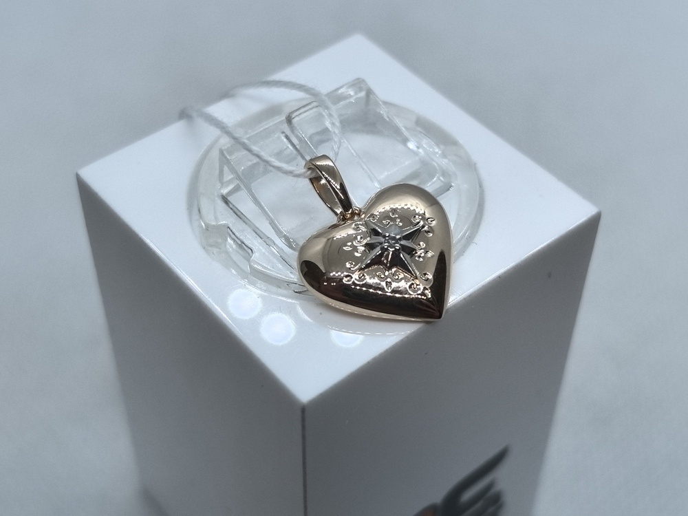 ПОДКМ585 ПОДВЕСКА С КАМНЕМ (Au 585)