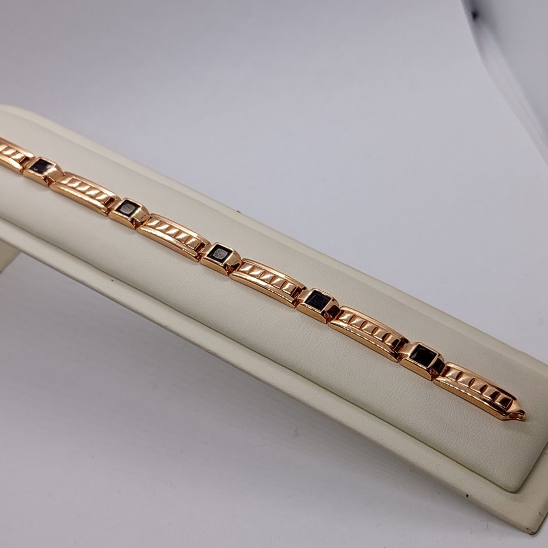 Б585 БРАСЛЕТ С КАМНЯМИ (Au 585)