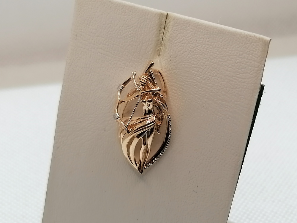 ПОДВЕСКА ЗНАК ЗОДИАКА СТРЕЛЕЦ (Au 585)